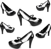 Schoenen Dienstmeisje Dames Polyester Zwart Maat 39