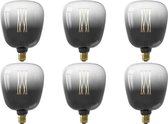 CALEX - LED Lamp 6 Pack - Kiruna Moonstone - E27 Fitting - Dimbaar - 4W - Warm Wit 2200K - Rookkleur