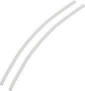 TRU COMPONENTS TC-KG012203 Stootrand Transparant (l x b x h) 10 m x 3.6 mm x 3.9 mm 10 m