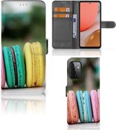 GSM Hoesje Geschikt voor Samsung Galaxy A72 Flipcover Maken Macarons