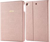 Voor iPad Mini 2019 & 4 & 3 & 2 & 1 GEBEI PU + TPU horizontale flip beschermhoes met houder en kaartsleuven (rose goud)