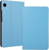 Voor Huawei MatePad T8 / C3 8 inch Spanning Elastische Textuur Horizontale Flip Leren Case met Houder (Hemelsblauw)