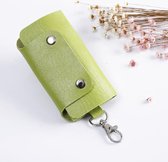 2 STUKS lederen autosleutel Cover Key Case (groen)