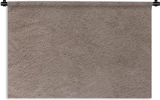 Wandkleed Muur textuur - Beeldvullende textuur van een stenen muur Wandkleed katoen 60x40 cm - Wandtapijt met foto