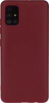 Samsung Galaxy A71 Hoesje - Mobigear - Color Serie - TPU Backcover - Rood - Hoesje Geschikt Voor Samsung Galaxy A71