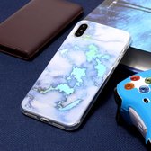 Kleur vergulde Marble TPU Case voor iPhone XR