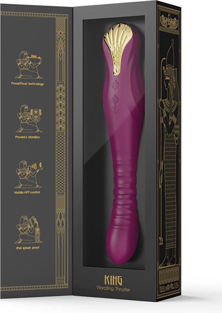 King Vibrating Thruster- Velvet Purple | bol