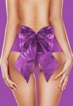 Sexy Bow Vibrating Panty - Purple