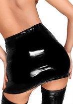 PVC mini skirt - Black