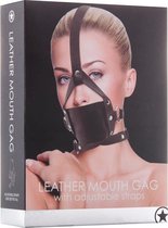 Leather Mouth Gag - Black