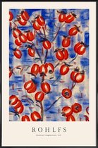 JUNIQE - Poster in kunststof lijst Rohlfs – Rosehips (Hagebutten,