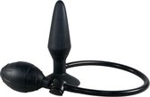 True Black Opblaasbare Anaalplug
