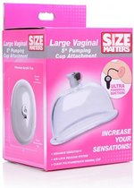 Large Vaginal 5 Inch Pumping Cup Attachment - Transparent - Pumps