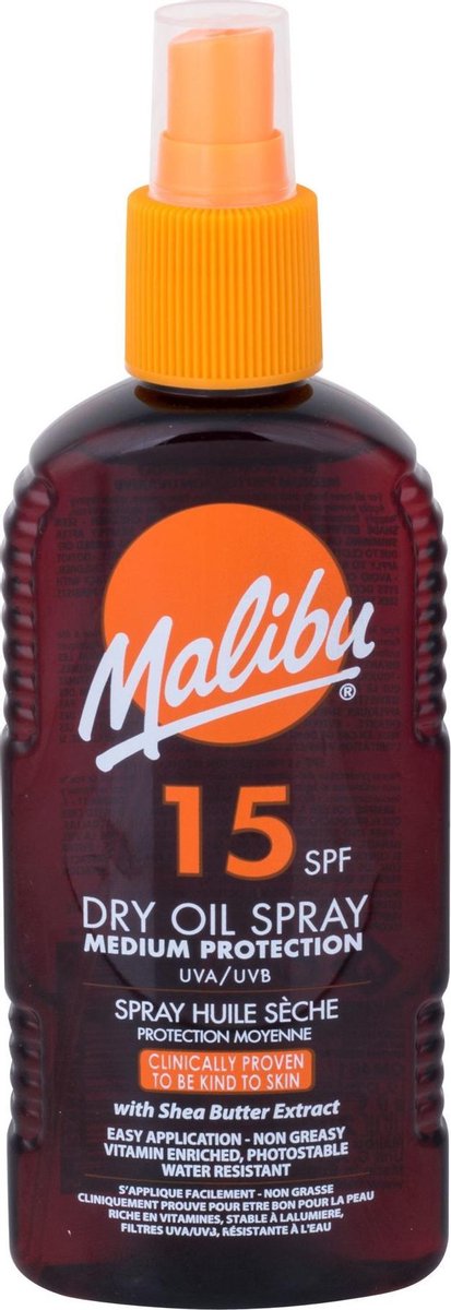 Goedkoopste Malibu Dry Oil Spray Spf15 - Sun Spray For Woman