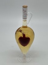 JMP Gifts® - Hart midden in een fles - 0,75L - Wijnkelk - Glazen beeld - Decoratie - Cadeau - Gift - Wijnfles - Wijn - Sierstuk - Glaswerk - Moederdag tip