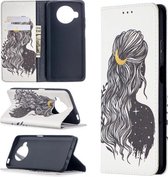 Voor Xiaomi Mi 10T Lite Gekleurde Tekening Patroon Onzichtbare Magnetische Horizontale Flip PU Lederen Case met Houder & Kaartsleuven & Portemonnee (Meisje)