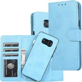 Voor Samsung Galaxy S8 + Retro 2 in 1 afneembare magnetische horizontale flip TPU + PU lederen tas met houder & kaartsleuven & fotolijst & portemonnee (hemelsblauw)