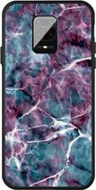 Voor Xiaomi Redmi Note 9 Pro Max patroon afdrukken reliëf TPU mobiele hoes (marmer)