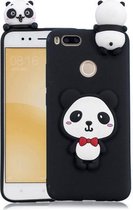 Voor Xiaomi Mi 5X / A1 3D Cartoon Pattern Shockproof TPU beschermhoes (Red Bow Panda)