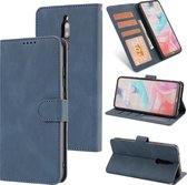 Voor Xiaomi Redmi 8 Fantasy Klassiek Huidgevoel Kalfsleer Textuur Magnetische gesp Horizontale Flip PU lederen tas met houder & kaartsleuf & portemonnee (blauw)