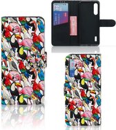 Wallet Book Case Xiaomi Mi A3 Telefoon Hoesje Birds
