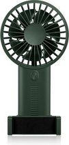 Mobiele telefoonhouder Kleine ventilator Draagbare USB-miniventilator (legergroen)