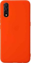Voor Vivo IQOO Neo schokbestendige frosted TPU beschermhoes (oranje)