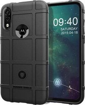 Voor Moto E7 Volledige dekking schokbestendig TPU-hoesje (zwart)