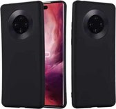 Voor Huawei Mate 40 Pure Color Vloeibare siliconen schokbestendige hoes met volledige dekking (zwart)