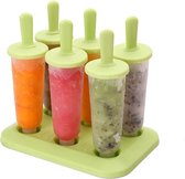 Zomer DIY Creative Ice Making Box Popsicle Ice Cream Mold, Style: Popsicle (Groen)