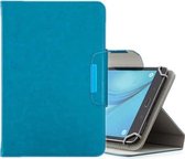 Voor 10 inch tablets universele effen kleur horizontale flip lederen tas met kaartsleuven & houder & portemonnee (lichtblauw)