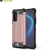 Voor Huawei Honor X10 Magic Armor TPU + PC Combinatie Case (Rose Gold)