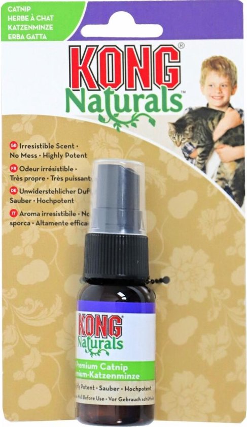 kong catnip spray