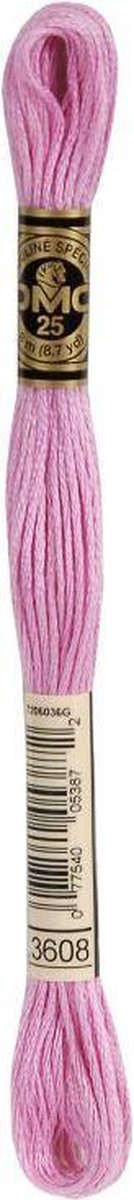 3 stuks DMC Borduurgaren-3608 Oud Rose