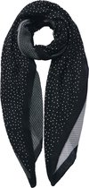 Clayre & Eef sjaal 85x180cm zwart