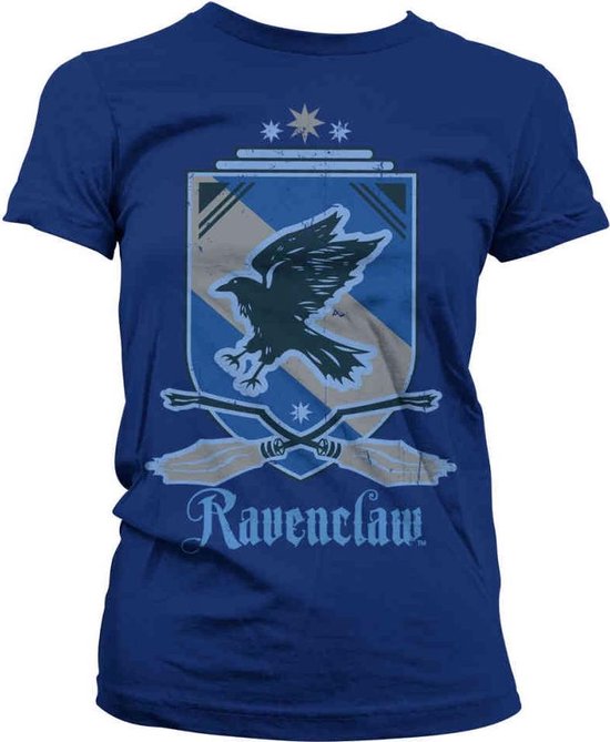 Harry Potter Dames Tshirt Ravenclaw Blauw
