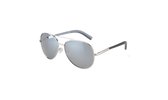 IZZLE Zonnebril Aviator Dames/Heren 8176 - UV400 - Polariserend - Zwart met grijs montuur/Gekleurd glas
