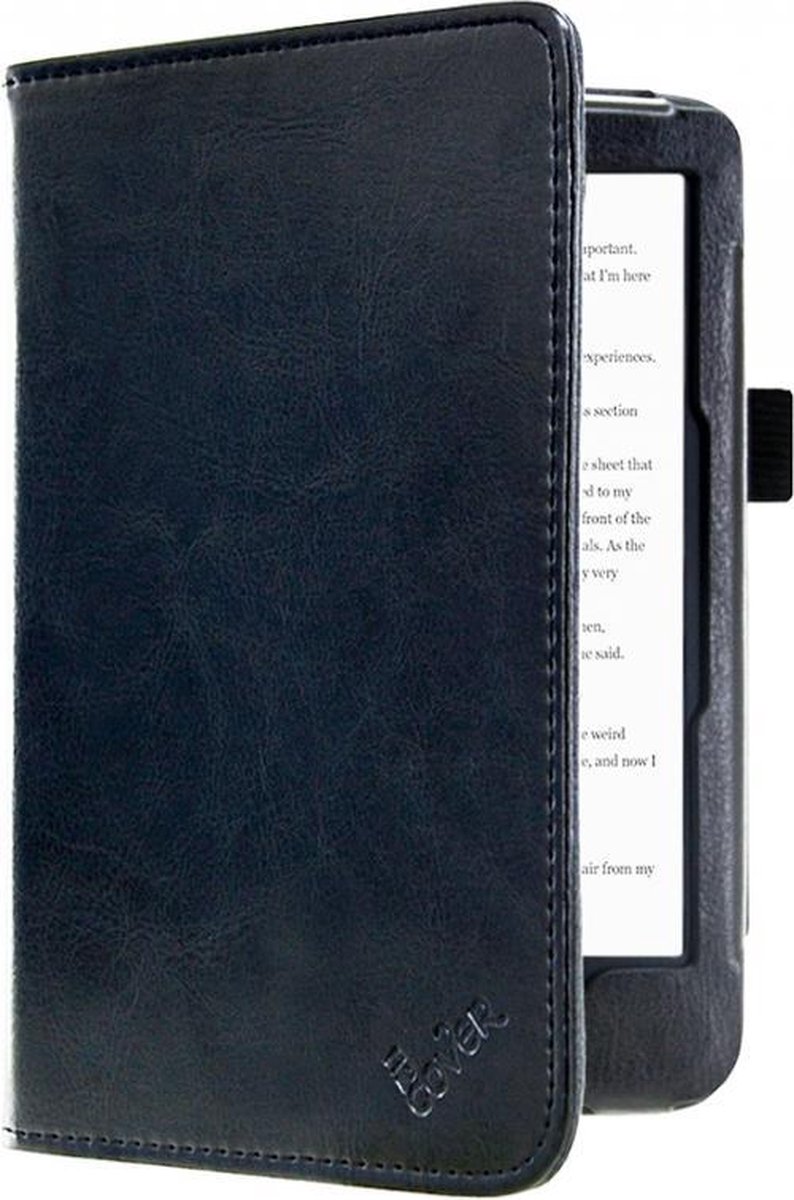 Kobo Clara Hd hoesje , Zwart Premium Hoes Case, extra luxe materiaal, SleepCover