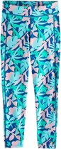 Coolibar - UV-werende Zwemlegging voor kinderen - Sunray 360 - Marlijn blauw/Bloemen - maat XS (98-104cm)