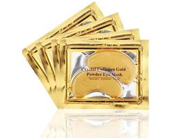 Collageen Oogmasker - Crystal Collagen Gold Powder - Wallen Wegwerken - Verhelpt Wallen & Donkere Kringen - Hydraterend - 20 stuks Oogpads - 10 paar