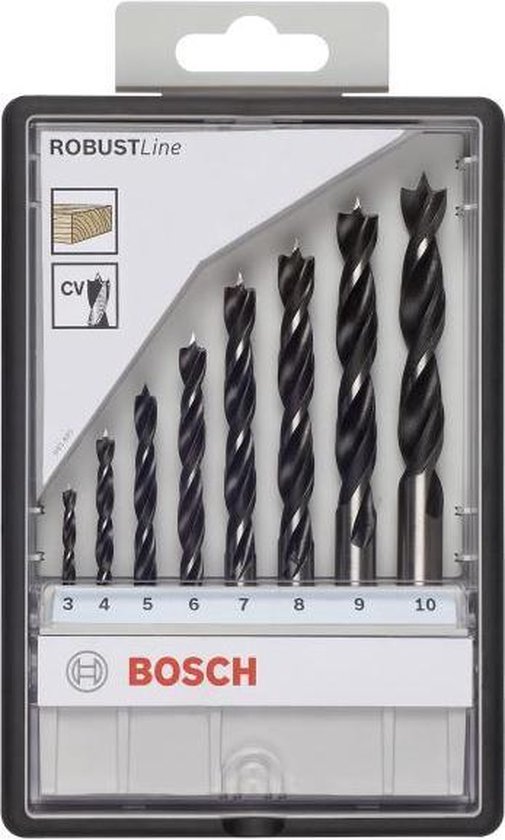 Bosch 8-delige Houtborenset