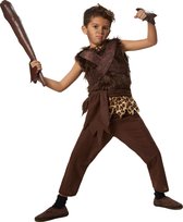 dressforfun - Wilde jongen uit het stenen tijdperk 116 (5-6y) - verkleedkleding kostuum halloween verkleden feestkleding carnavalskleding carnaval feestkledij partykleding - 302744