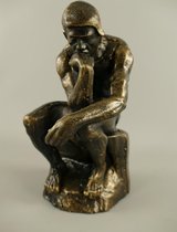 Metalen beeld - Auguste Rodin - De Denker - 26 cm hoog