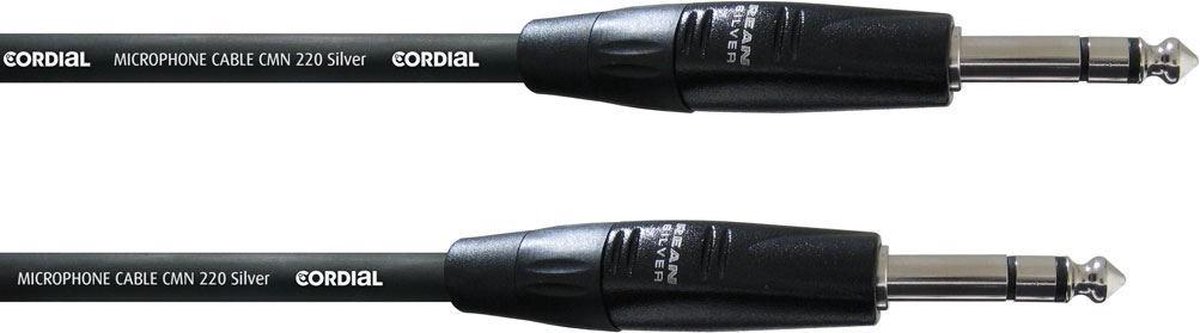 Cordial CIM 3 VV - TRS jack - TRS jack kabel, 3 mtr.