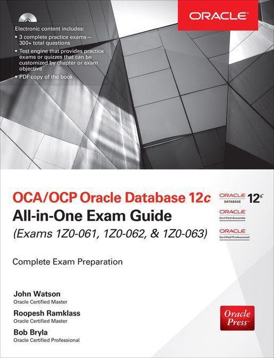 All-in-One - OCA/OCP Oracle Database 12c All-in-One Exam Gui ... - cover