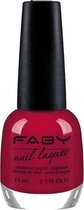 Faby Nagellak I Believe In Lies! Dames 15 Ml Vegan Rood