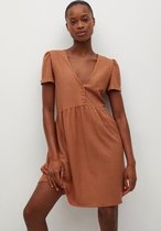 Mango Jurk Soepelvallende Korte Jurk 87067129 28 Dames Maat - XL
