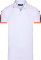 Ferlucci - Exclusieve Heren Polo - Stretch - Model Como - Wit Neon