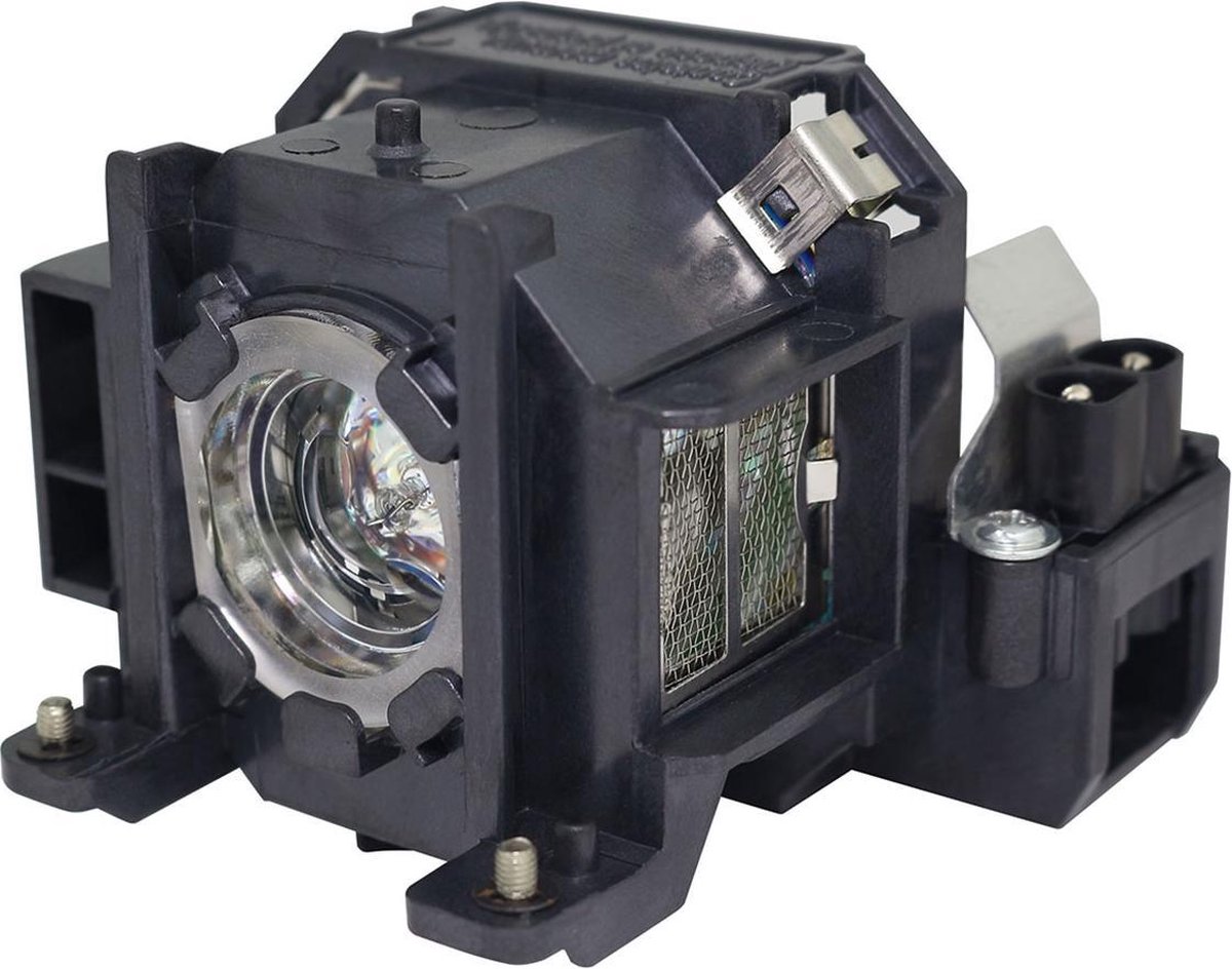 Beamerlamp geschikt voor de EPSON EMP-1710 beamer, lamp code ELPLP38 / V13H010L38. Bevat originele UHP lamp, prestaties gelijk aan origineel.