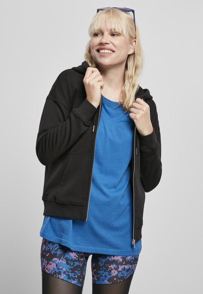Urban Classics Organic Terry Vest met capuchon 4XL Zwart